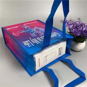 Sac tissé sac fourre-tout laminé sacs fourre-tout en toile avec logo imprimé personnalisé laminé non tissé fourre-tout Shopping Ba - Product Image 4