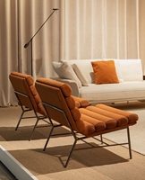 Mobilier de qualité contractuelle certifié BIFMA nouvelle chaise sans bras de style moderne conçue chaises longues d'appoint chaise paresseuse