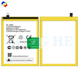 BL-40BX Ersatzakku für Infinix Note 2 X600 Lithium-Ionen-Akku 3,8V 4040mAh - Product Image 3
