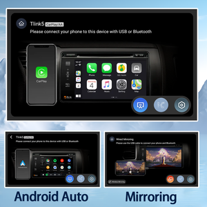 10.1 pollici autoradio per lettore DVD <span class=keywords><strong>Android</strong></span> Carplay GPS BT-abilitato WIFI DSP Multimedia Dashboard doppio pulsante pulsante lettore CD - Product Image 2