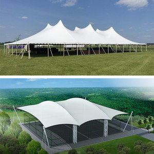 Độ bền kéo cấu trúc màng ngoài trời-mái hiên PVC Vải mái hiên độ bền kéo tán pvdf màng - Product Image 6