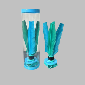 Volante de Playa <span class=keywords><strong>Jianzi</strong></span> Chino con Plumas de Pavo, 3 Capas de Goma, para Deportes al Aire Libre y Ejercicio de Pies, Personalizado - Product Image 4