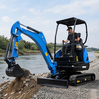 Mini-excavatrice 1,5 tonne à prix d'usine, micro-pelle de Chine à vendre