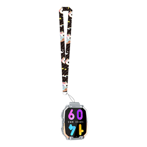 Reloj Inteligente 4G para Niños con GPS, Teléfono y Logo Personalizado, de Silicona Negra - Product Image 4