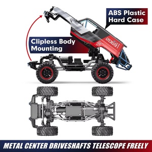 MJX Hyper <span class=keywords><strong>Go</strong></span> H12P Bronco 1/12 Rock Crawler, Auto a Control Remoto, Modelo de Alta Velocidad 4WD, Vehículo Todoterreno Simulado RTR - Product Image 5
