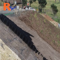 Sistema Celular de Contención para Terrenos, Malla de Grava de HDPE Negra, Geocelda para Estabilización de Pendientes, Geogrid para Caminos