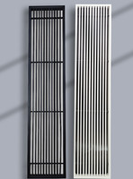Diffuseur linéaire en aluminium, grille de ventilation de retour d'air, grille de ventilation au sol, pour plafond et montage mural