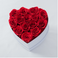 Bouquet de roses éternelles, arrangement de fleurs préservées, logo personnalisé, longue durée (3 à 5 ans), décoration de Noël, mariage, maison, cadeau