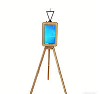 Cabine de Fotos Moderna de Impressão Instantânea com Design de Tela Sensível ao Toque Dupla Face de Alta Qualidade, Compatível com Câmera