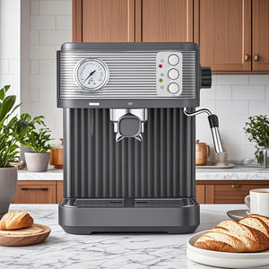 Haute qualité 1.8L 850W Portable semi-automatique électrique machine à expresso système d'infusion en aluminium pour voiture hôtel RV pour une utilisation en extérieur - Product Image 2