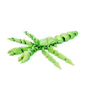 Figura Articulada de Cangrejo Ermitaño Impresa en 3D, Adorno Creativo para Escritorio, Regalo para Niños, Tendencia Viral, Venta al Por Mayor Internacional - Product Image 4