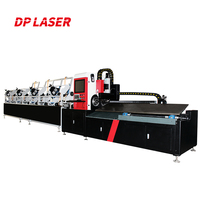 Machine de découpe laser automatique à alimentation de tubes métalliques 3D DP Laser 1500W 2000W 3000W Découpeuse laser CNC