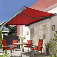 Pare-soleil rétractable en aluminium 3x3, boîte complète, directement de l'usine, imperméable, extérieur, électrique, pliable