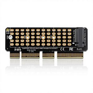 Carte adaptateur NVME PH41-1U M.2 vers PCIE4.0 pleine vitesse X4, extension <span class=keywords><strong>MKEY</strong></span>, compatible avec les serveurs 1U - Product Image 1