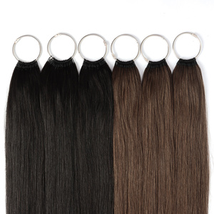 Venta caliente similar <span class=keywords><strong>a</strong></span> las <span class=keywords><strong>extensiones</strong></span> de cabello 6D 100% cabello humano doble dibujado invisible - Product Image 4