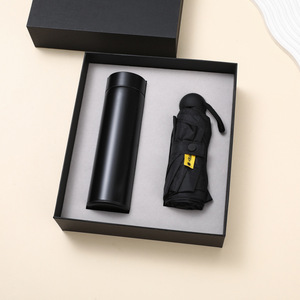 BSBH New Arrival Business Gift Set Custom Printed Mini UV Umbrella and Water Bottle Trending Sport Promotional Sets