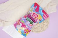 Chicle de Goma con Sabor a Frutas y Pegatina de Tatuaje Temporal, Caramelos Masticables de Sabores Variados, Bolsa a Granel para Recuerdos de Fiesta Infantil