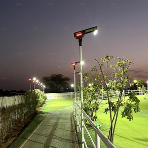 IP66 không thấm nước LED năng lượng mặt trời ánh sáng đường phố 6000K hoàng hôn đến bình minh với cảm biến chuyển động <span class=keywords><strong>ROHS</strong></span> chứng nhận cho ngoài trời đường sử dụng - Product Image 6