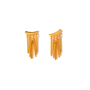 Fashion Drop <b>Earrings</b> 316L Stainless Steel PVD Gold Plating Sustainable Resistant - Product Image 2
