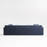 Canapé d'angle sectionnel en tissu, design moderne et luxueux, assise profonde, pour salon, vente chaude en usine, inégalé
