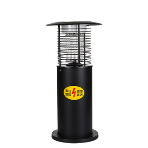 Lámpara antimosquitos para exteriores, trampa para insectos con energía Solar, LED de acero inoxidable, 25x56cm, para Villa Park - Product Image 4