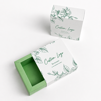 Boîte d'emballage artisanale en papier kraft écologique de 2 mm, imprimée sur mesure, boîte à cosmétiques, boîte d'emballage artisanale avec ruban