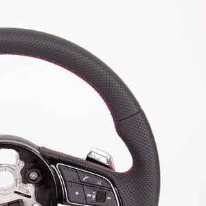 พวงมาลัยรถยนต์แบบมีรูพรุนสำหรับรถ Audi A4 A4L A8 A5 Q5 Q7 A3 A6 Q3 A7 - Product Image 3