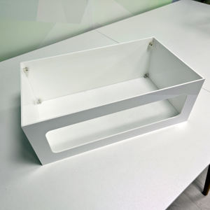 Élégante Housse de Protection pour Réchauds Chafing Dish, Support et Couvercle en Acrylique Blanc Résistant - Product Image 4