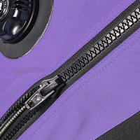Damen Pro Dry Tauchanzug aus Butylkautschuk-Gewebe, verstärkt, 100 % wasserdicht zertifiziert, verstellbares Dichtungssystem, nahtlose Frontversiegelung