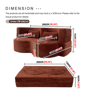 Pacote modular do vácuo Sofá comprimido Sofá 2 em 1 Sofá comprimido Moderno Tofu Altura Densidade Esponja Sofá comprimido Da <span class=keywords><strong>China</strong></span> - Product Image 4