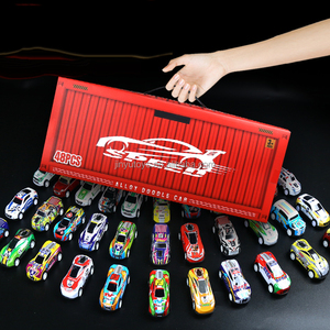 Kim Loại Đồ Chơi Xe Tải Kéo Trở Lại Xe Container Trẻ Em Của Hộp Quà Tặng Đặt Chàng Trai Quà Tặng Quán Tính Đồ Chơi Xe Diecast Xe Bộ Sưu Tập Lưu Trữ Hộp - Product Image 2