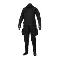 Drysuit Dewasa Unisex Desain Khusus, Bernapas dan Tahan Air, Terbuat dari Kain Oxford Nylon Tiga Lapis.