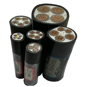 كابل طاقة CU/XLPE/PVC 0.6/1KV 4*35mm2 4*50mm2 للمحركات والمولدات كابلات وأسلاك كهربائية