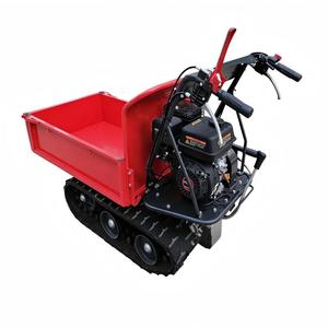 Transportador de orugas industrial LONCIN, mini camión de 196 cc con plataforma de acero, recubrimiento en polvo plateado - Product Image 5