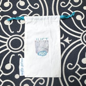 Pochette en coton mousseline 100% biologique, sac à cordon en coton écologique, logo personnalisé pour artisanat, cadeaux, autocollants, GOTS - Product Image 6