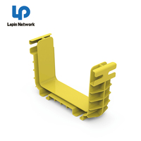 Liste de prix du fournisseur d'équipements de chemin de câbles optiques en PVC et ABS jaune de 200 mm de l'usine Ningbo Lepin