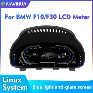 หน้าปัดเรือนไมล์ดิจิตอล LCD Navihua สำหรับรถยนต์ BMW ซีรีส์ 5 6 7 รุ่น F10 F11 F18 F06 F12 F13 F01 F02 F03 X3 F25 X4 F26 X5 F15 X6 F16 - Product Image 2