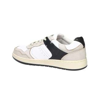 Sneakers da Uomo Bianche e Nere 10Q1, Scarpe Chunky alla Moda per Uso Casual - Product Image 3