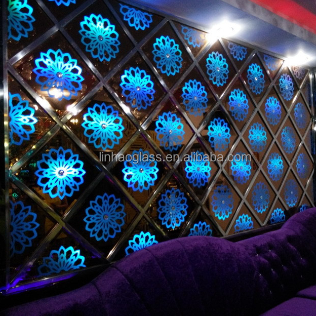 Подсветка стекло ночной клуб Настенный декор