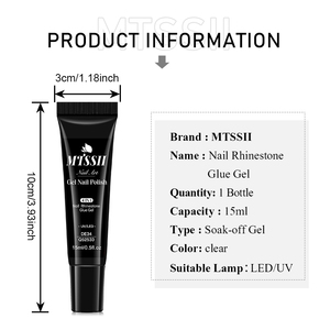 <span class=keywords><strong>Mtssii</strong></span> กาวเจลสำหรับติดเล็บใส UV แบบติดกาวกาวติดพลอยเทียม - Product Image 2