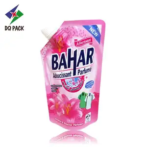 Popular market sale cheaper price customized doypack with spout for laundry detergent