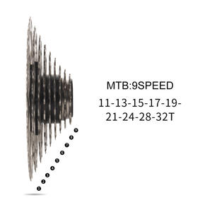 Cassette de vélo de montagne 9 vitesses 11-32T en acier, pignon arrière, accessoire de dérailleur - Product Image 5
