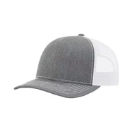 Casquettes de camionneur en coton vierges avec logo brodé personnalisé, casquettes snapback, casquettes de camionneur à dos en maille vierges, casquettes de papa en maille pour hommes