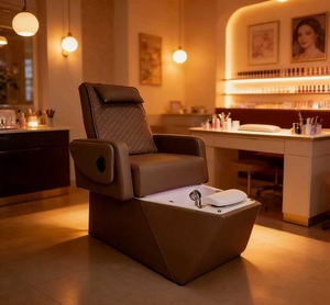 Sillón de Pedicura Eléctrico Multifuncional, Sillón de Belleza Individual para Arte de Uñas, Tatuaje de Cejas, Extensión de Pestañas, Cuidado de Pies - Product Image 3
