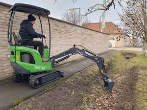 Everun ere12e 1100kg, agricultura, bomba hidráulica doméstica, bateria elétrica, pequena, minicescavadeira, venda imperdível - Product Image 4