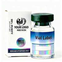 Etiqueta para Viales de Cuidado de la Piel, Impresión a Color Suave para Envases de Vidrio de Suero, Etiquetas Exteriores