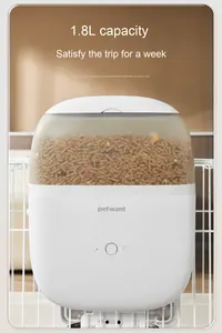 Mangeoire intelligente pour lapins 200W <span class=keywords><strong>Cage</strong></span> suspendue en plastique écologique Machine d'alimentation pour animaux de compagnie Caméra ultra-claire App Télécommande pour chiens - Product Image 5