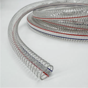Tubo de PVC para exteriores de <span class=keywords><strong>4</strong></span> <span class=keywords><strong>pulgadas</strong></span> de alta presión, <span class=keywords><strong>manguera</strong></span> <span class=keywords><strong>corrugada</strong></span> de aire de 100m, tubo espiral de alambre de acero reforzado, tubos de plástico flexibles para exteriores - Product Image 1
