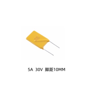 ฟิวส์แบบรีเซ็ตได้ Pptc 5A 30V ระยะห่างระหว่างขั้ว 10 มม. แบบเจาะรู ป้องกันการฟื้นตัวด้วยตัวเอง - Product Image 1