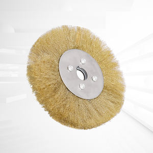 <span class=keywords><strong>Brosse</strong></span> de meulage en aluminium à liaison résineuse avec roue en fil de cuivre industriel durable, prix économique - Product Image 2